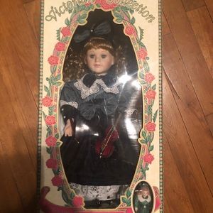 Victorian collection by Melissa Jane, Alice porcelain doll, NEW